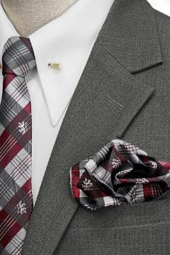 Bộ Suit Nâu Rêu Phối Màu 2 Nút Classic Fit TGS401